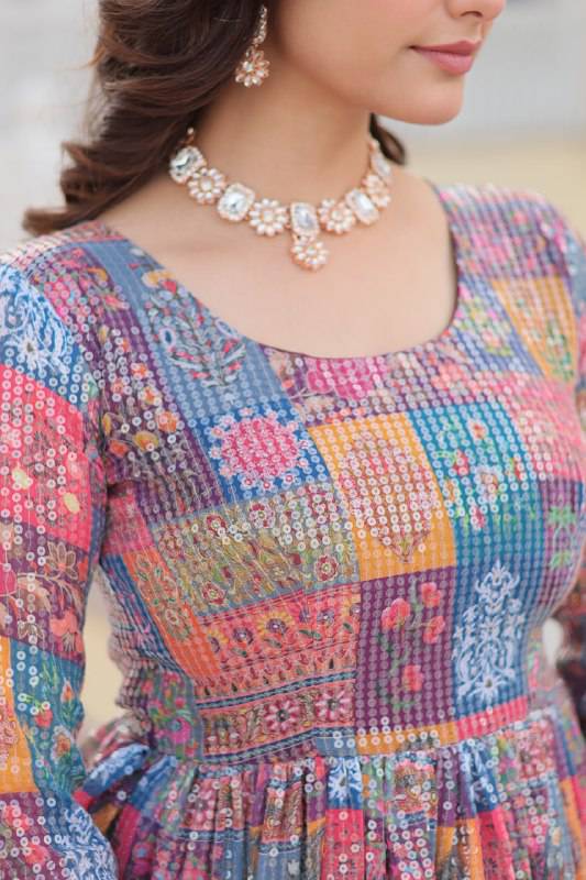 Hypnotic Faux Georgette Crush Pleating Lehenga Choli Set - INDIAN ELEGANCE