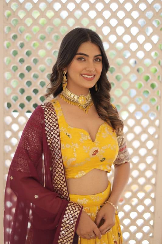 Resplendent Viscous Jacquard Sequins Embroidered Wedding Wear Lehenga Choli - INDIAN ELEGANCE