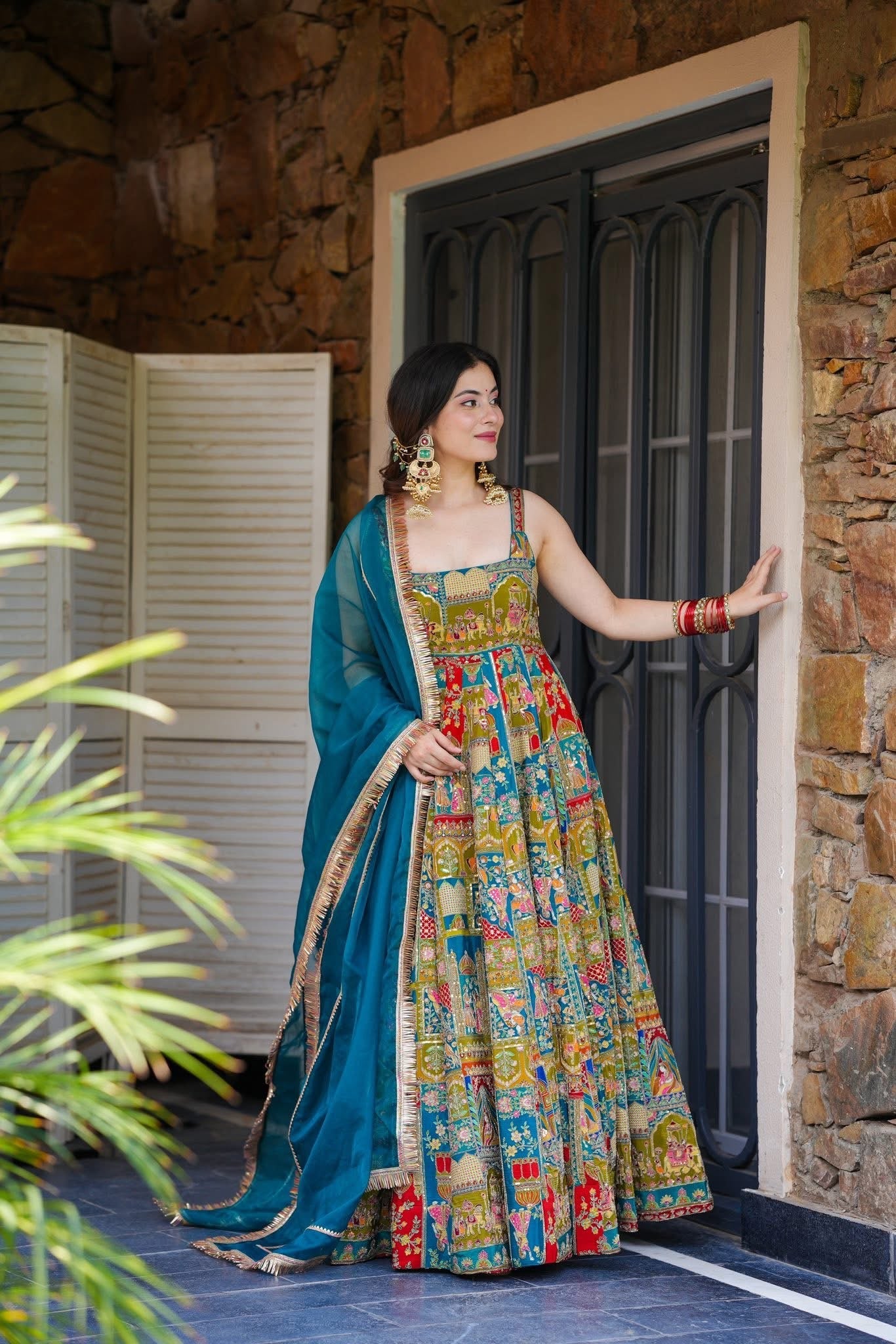 Classic Festival Wear Maxi Dress