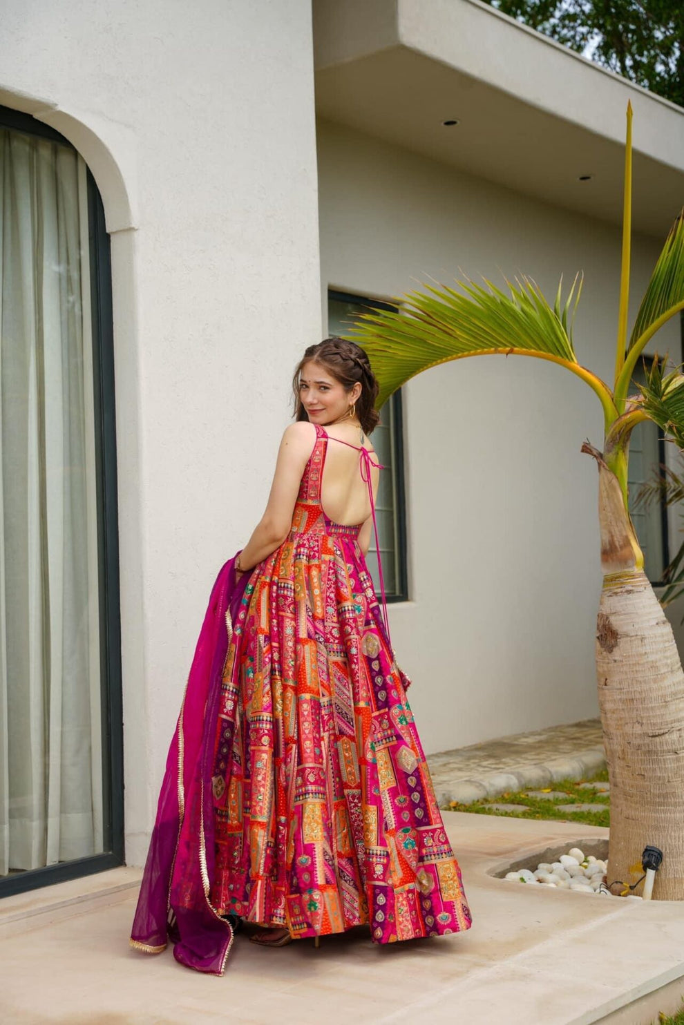Classic Festival Wear Maxi Dress