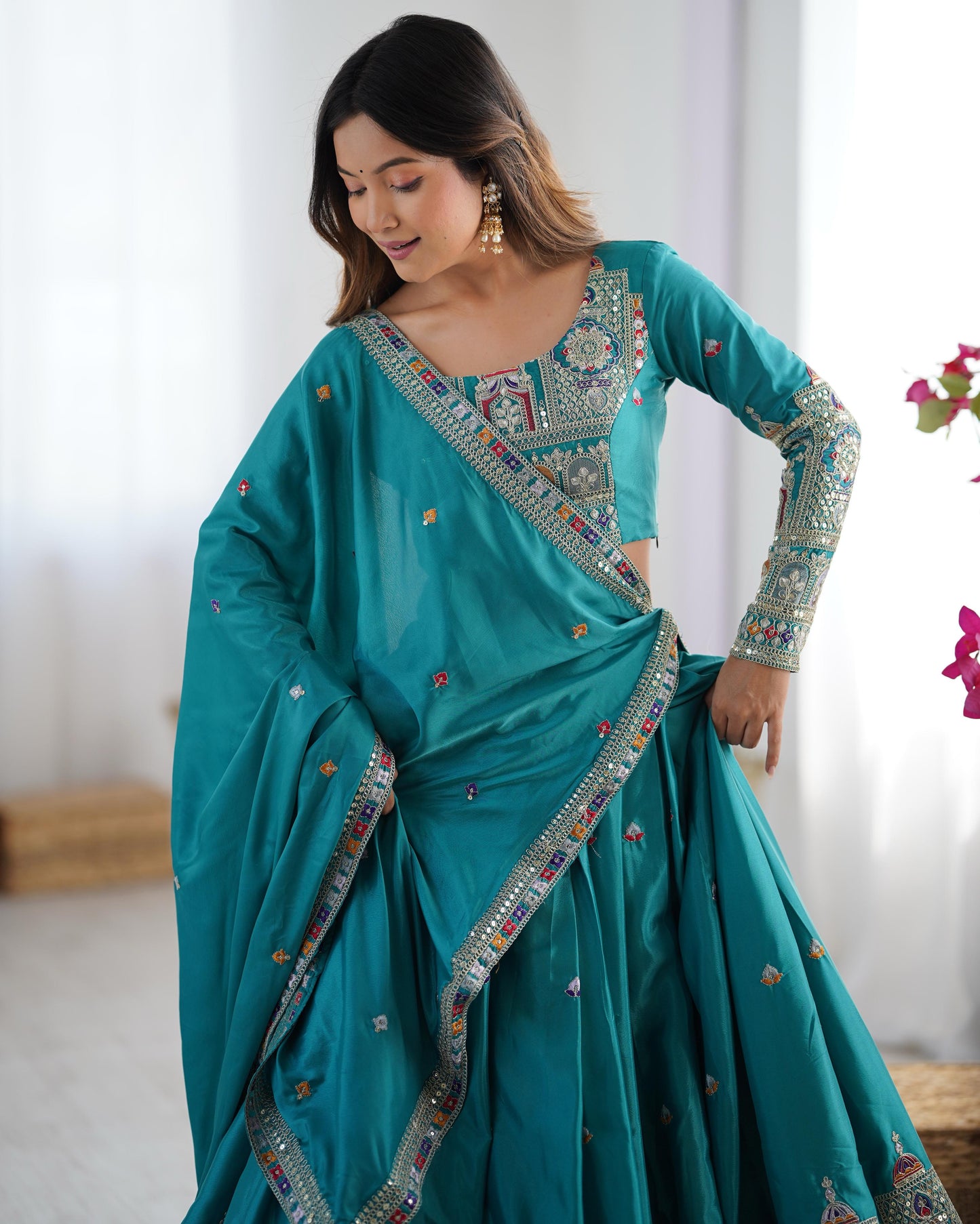 Stylish Designer Lehengacholi Set For Women