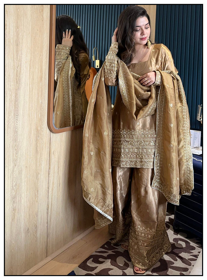 Premium Festive Wear Sharara Plazo Set For Women