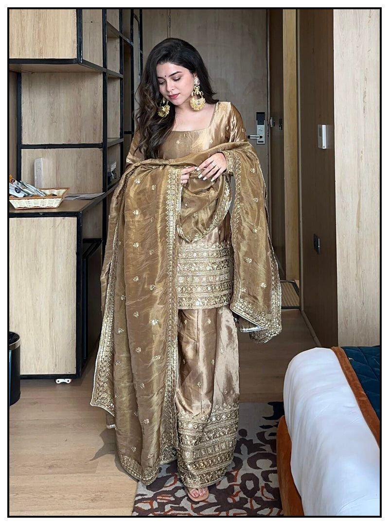 Premium Festive Wear Sharara Plazo Set For Women