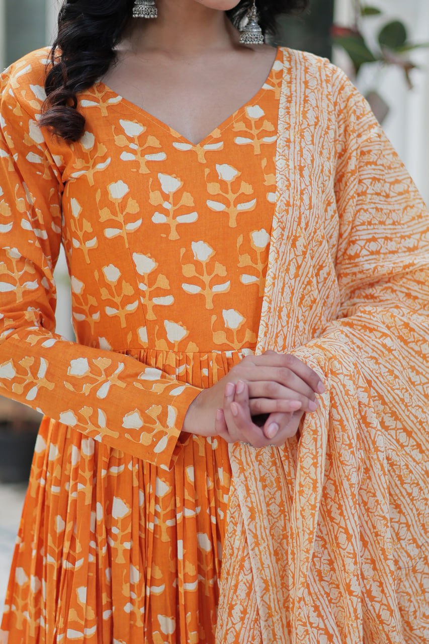 Graceful Pure Cotton 3-Piece Suit Set