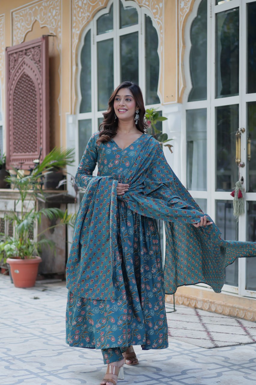 Elegant Pure Cotton 3-Piece Suit Set