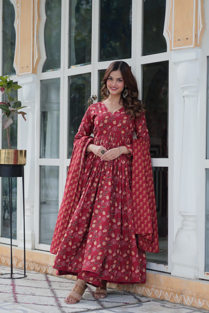 Elegant Pure Cotton 3-Piece Suit Set