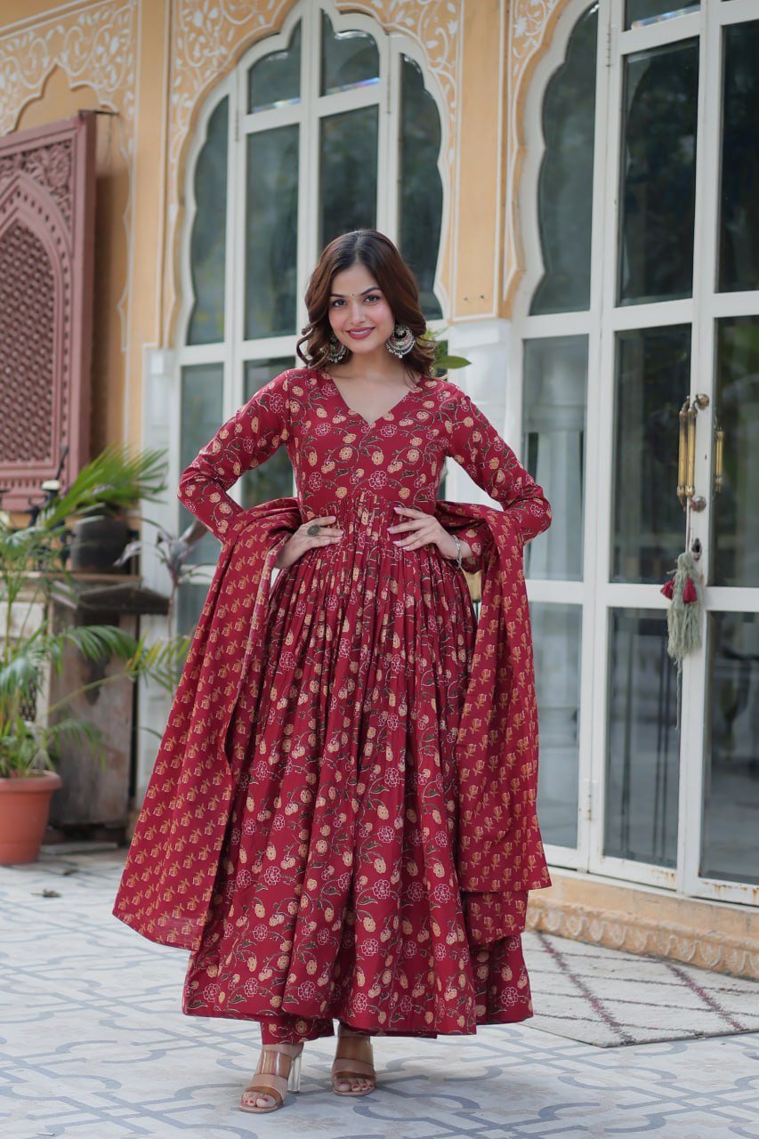 Elegant Pure Cotton 3-Piece Suit Set