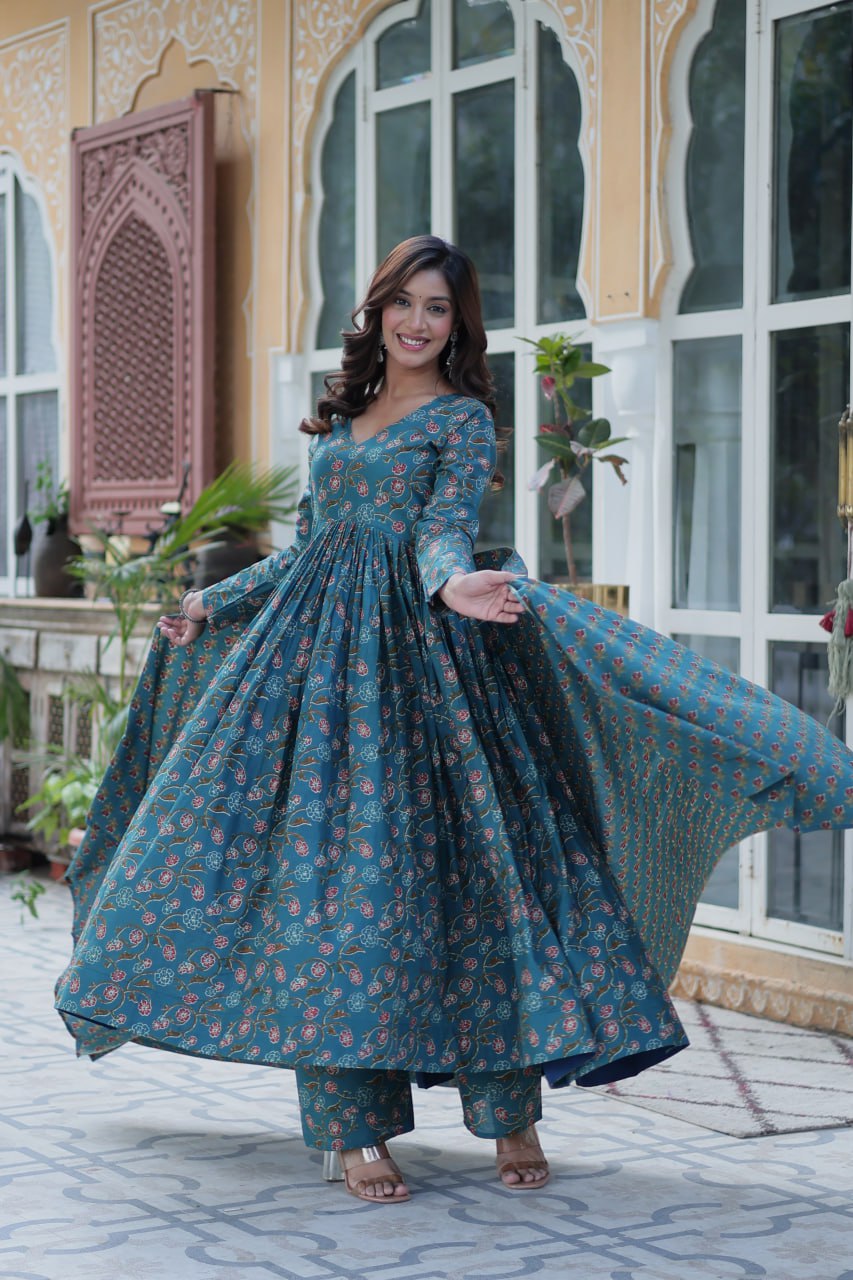 Elegant Pure Cotton 3-Piece Suit Set
