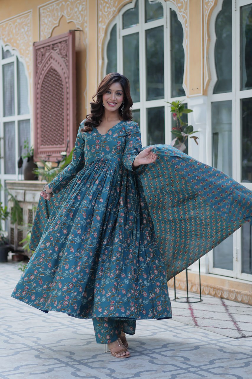 Elegant Pure Cotton 3-Piece Suit Set