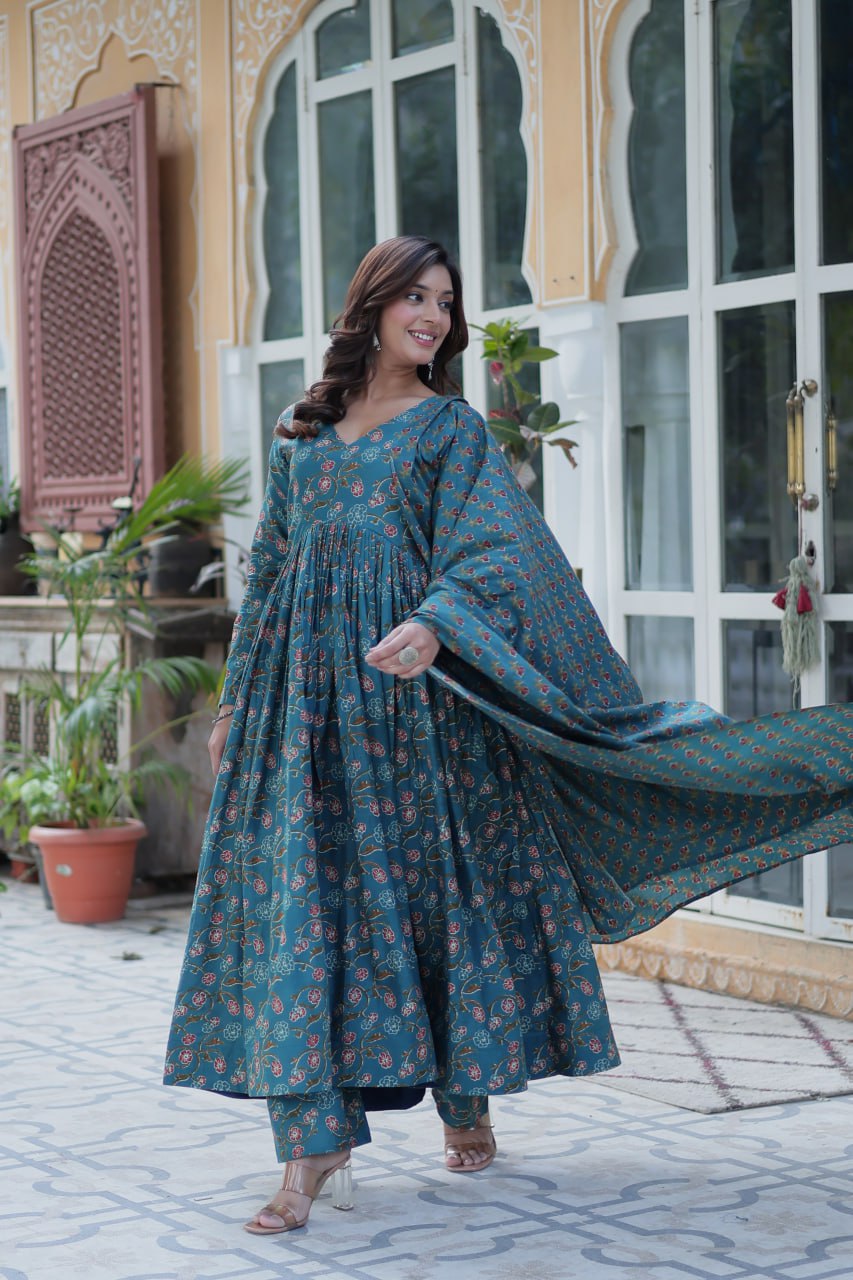 Elegant Pure Cotton 3-Piece Suit Set