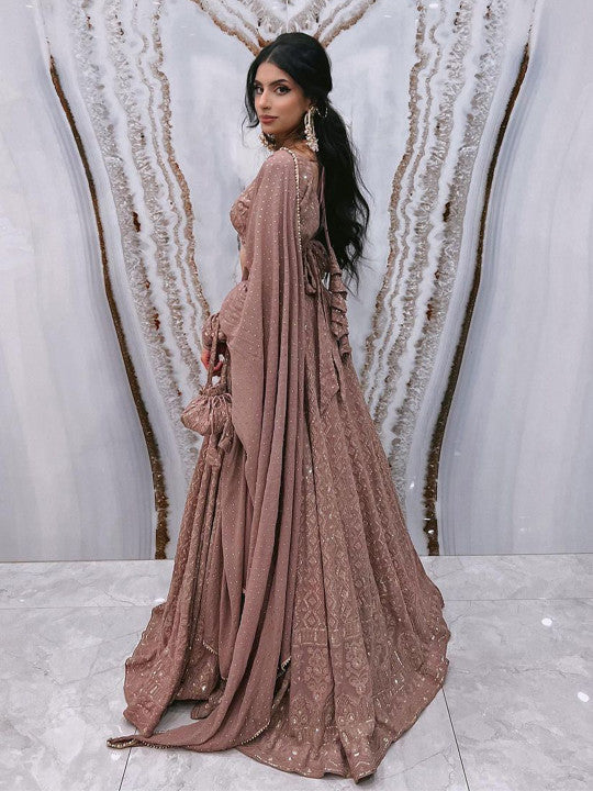 Wedding Wear Lukhnowi Designer Lehenga Choli Set For Women