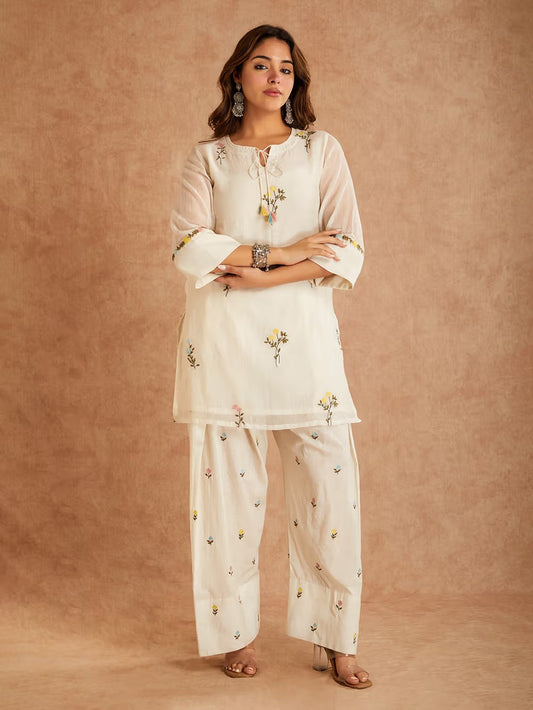 Daily & Festive Wear Women’s Straight Kurta Set with Farshi Salwar for woman