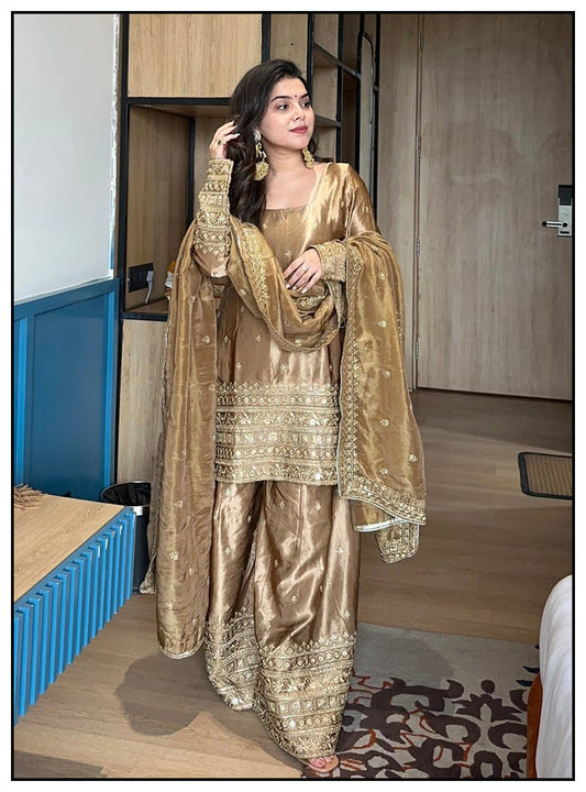 Premium Festive Wear Sharara Plazo Set For Women